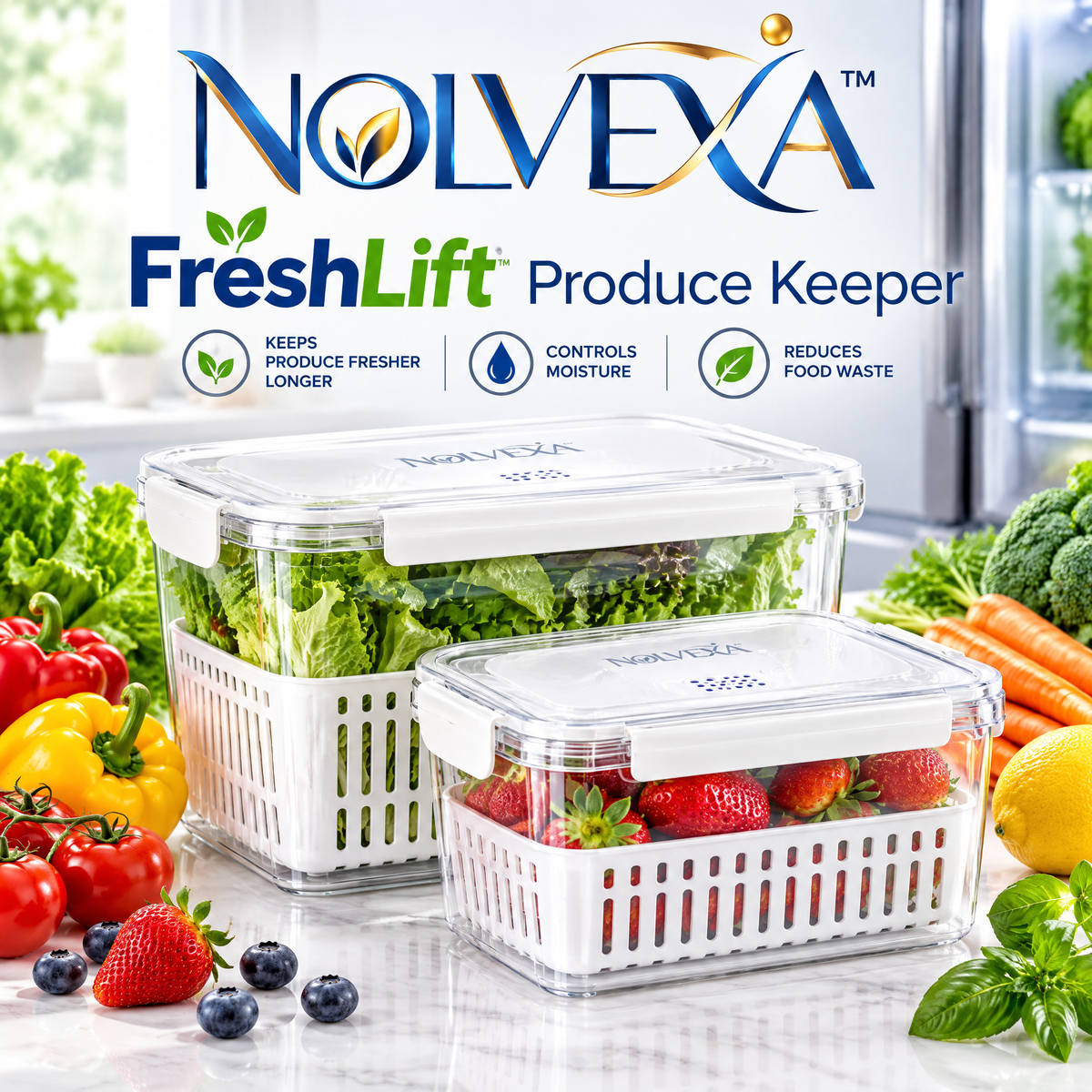 NOLVEXA™ FreshLift Produce Keeper