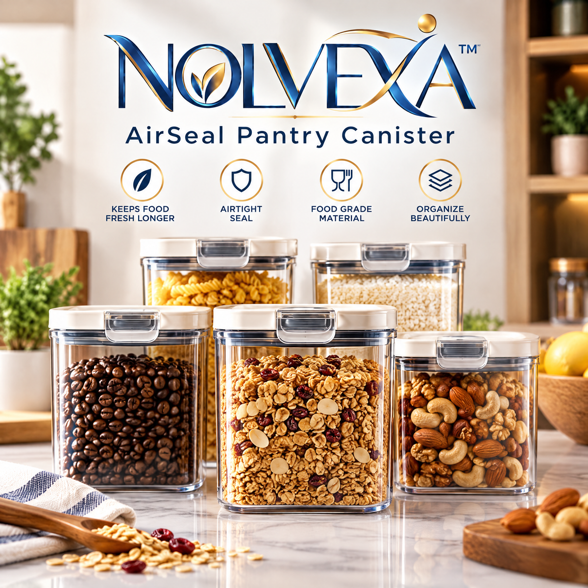 NOLVEXA™ AirSeal Pantry Canister